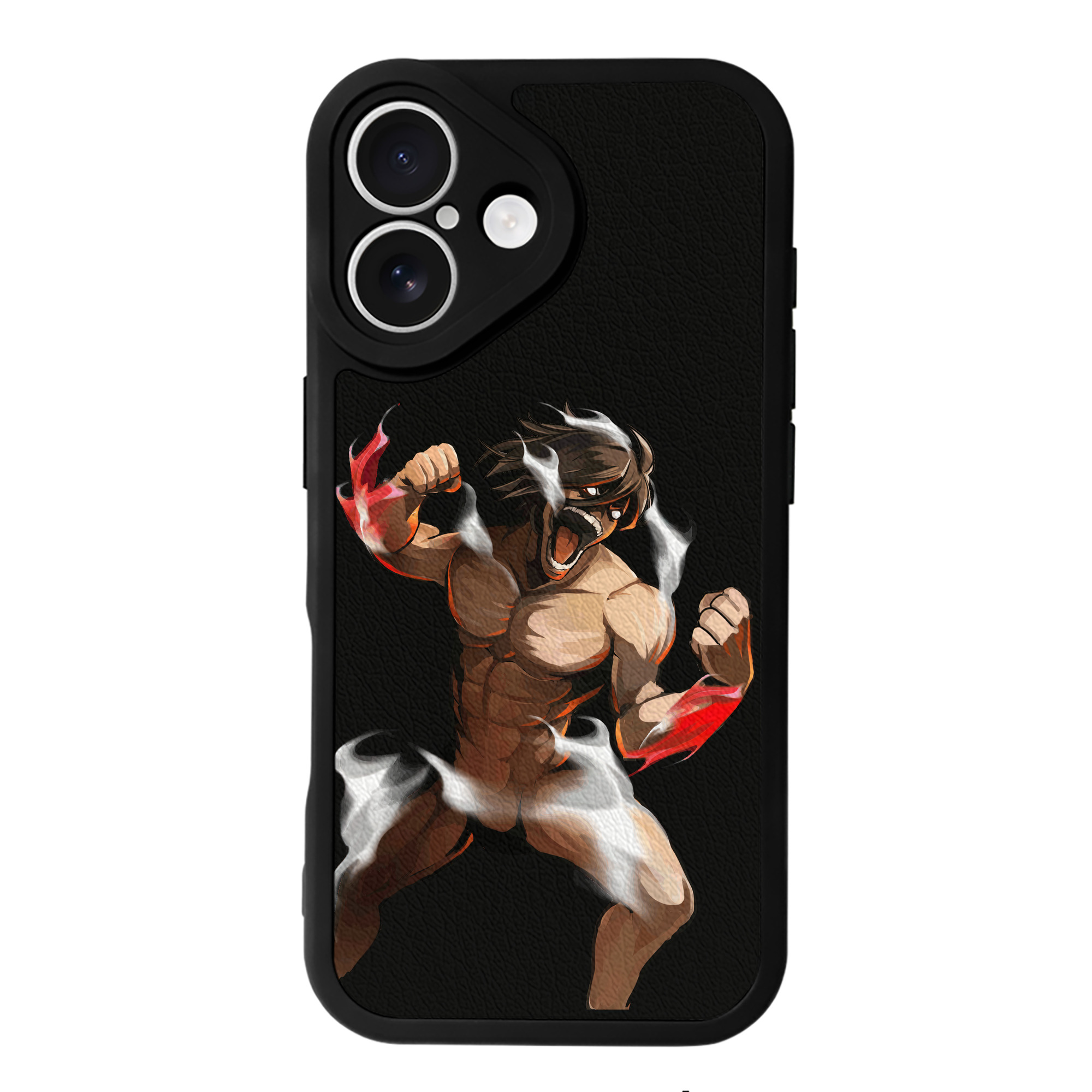 （画像用） 進撃の巨人 Attack on Titan 【iPhone 16シリーズ対応】シリコンスマホケース（レザー調） 材質：シリコン